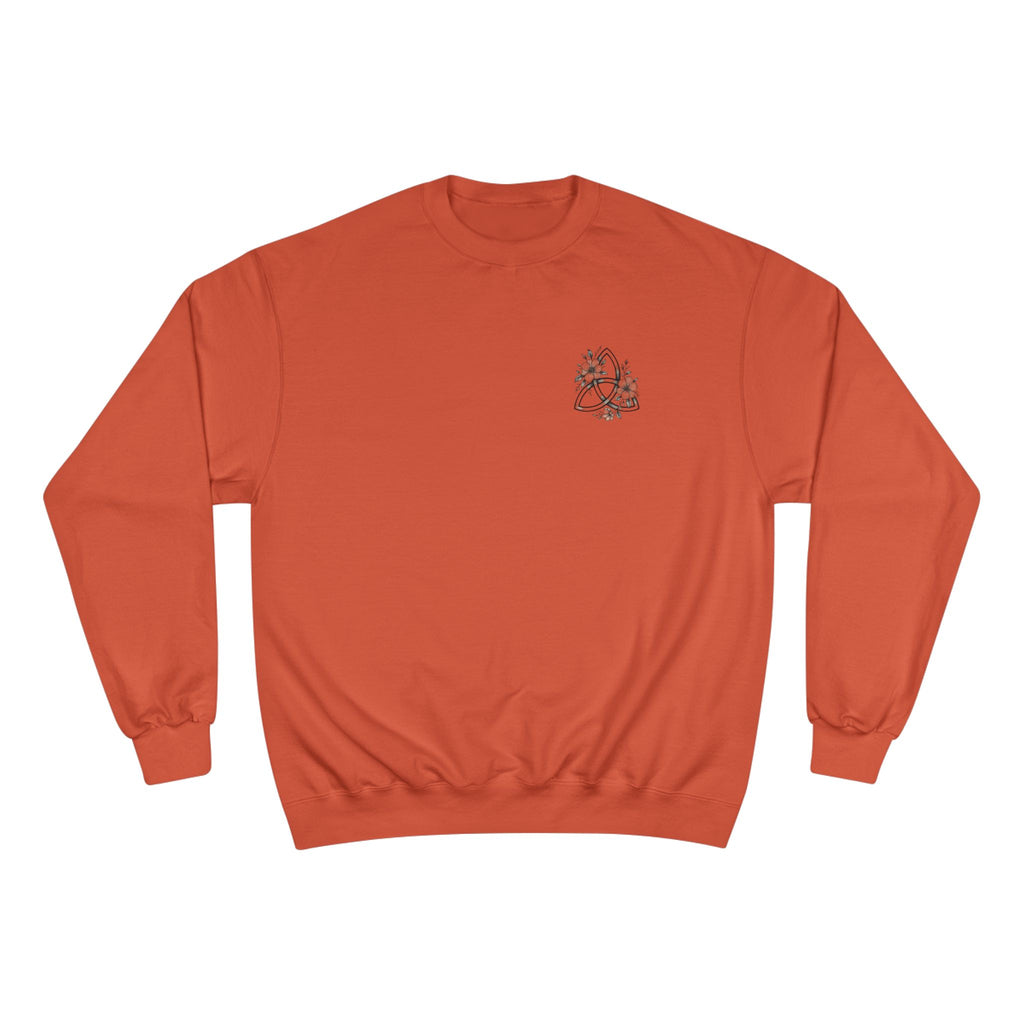 Floral Triquetra Crewneck
