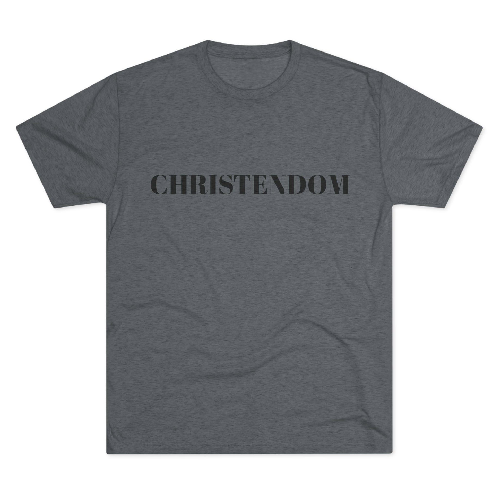 Christendom Tee — Minimalist Christian Statement Shirt
