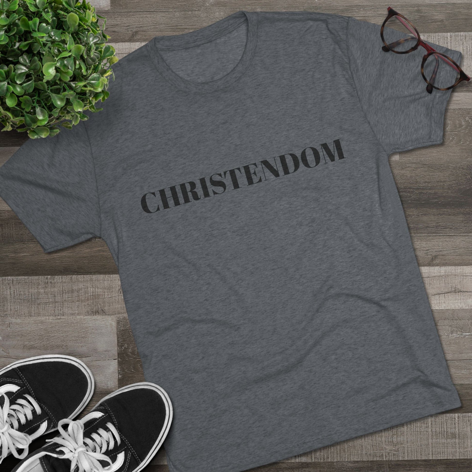 Christendom Tee — Minimalist Christian Statement Shirt